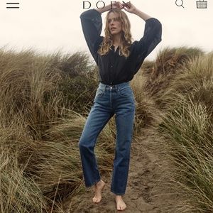 DOEN Jane Blouse, Size Medium